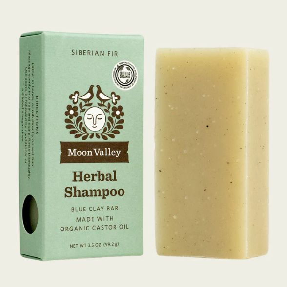 Moon Valley Organics Herbal Shampoo Bar 3.5oz 99.2g - Siberian Fir