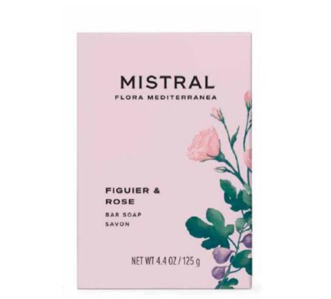 Mistral Flora Mediterranea Soap 125g 4.4oz - Figuier & Rose