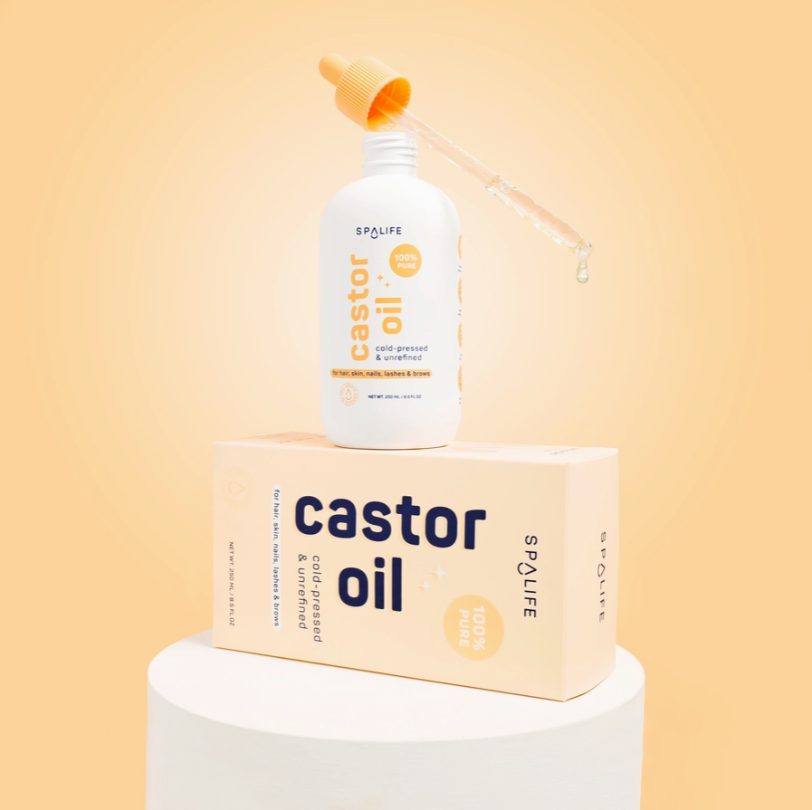Castor Oil 100% Pure For Hair, Skin & Lashes