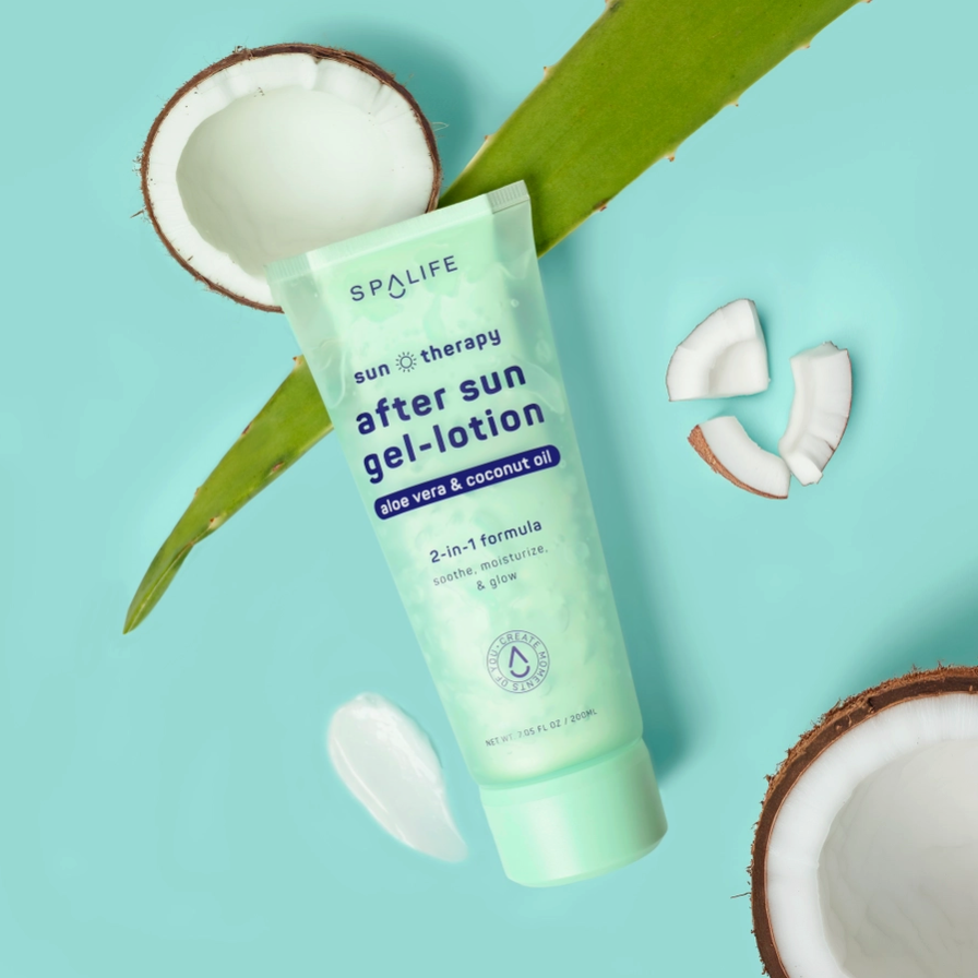 After Sun Gel-Lotion Aloe Vera & Coconut Oil 2-in-1 Formula