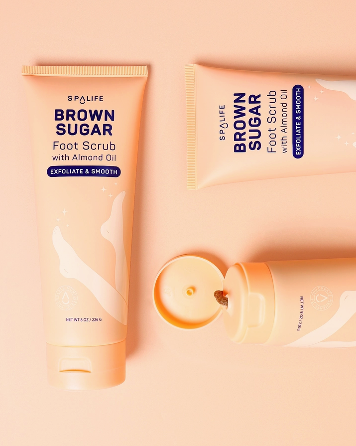 Brown Sugar Foot Scrub with Almond Oil