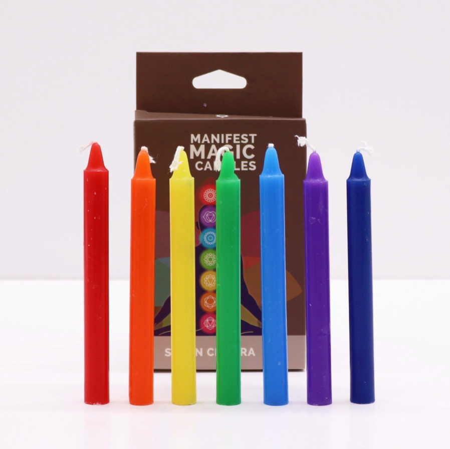 Seven Chakra Candles