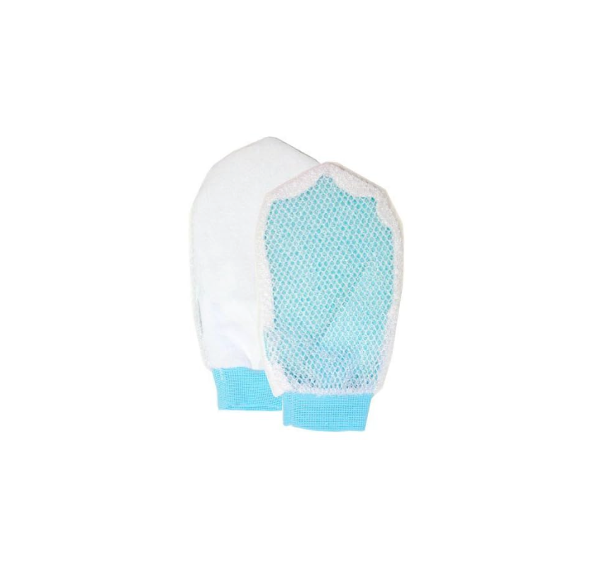 Blue Exfoliating Terry Mitt