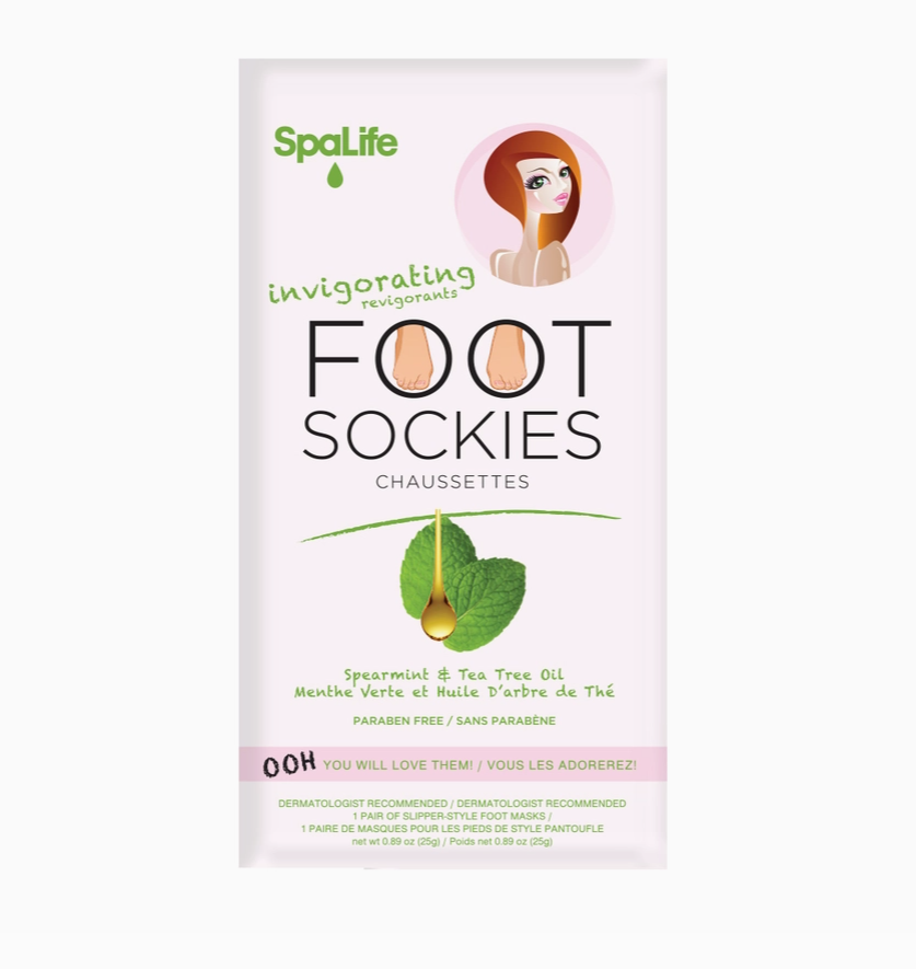 Foot Sockies Spearmint & Tea Tree Masks My Spa Life