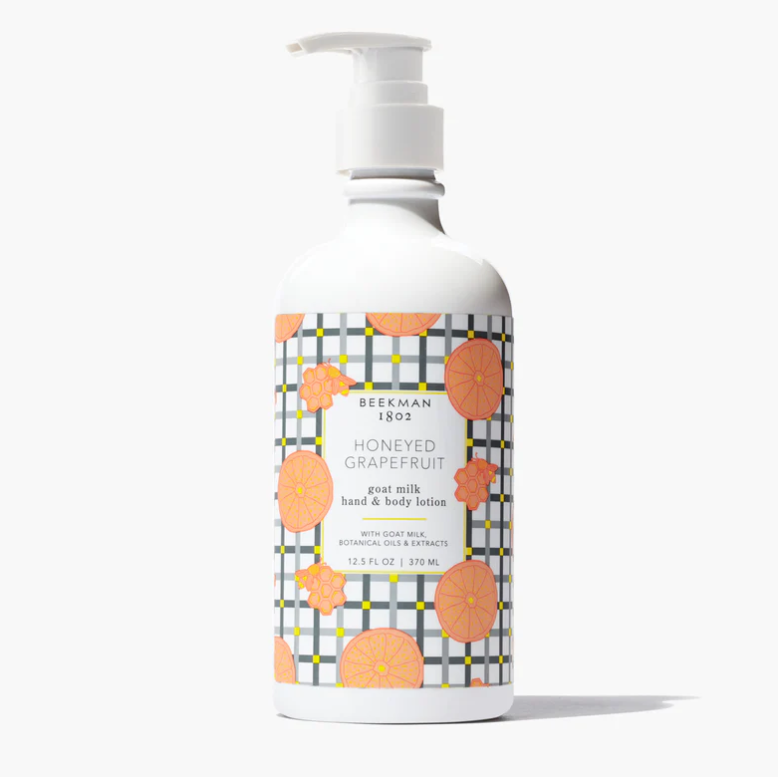 Beekman Goat Milk Lotion 12.5oz 370mL - Honeyed Grapefruit (New Packaging)