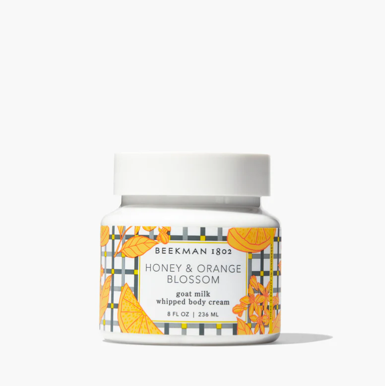Beekman Goat Milk Whipped Body Cream 8oz 236mL - Honey & Orange Blossom