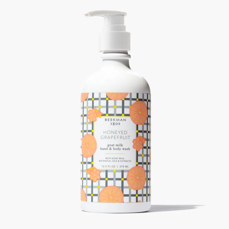 Beekman Goat Milk Hand & Body Wash 12.5oz 370mL - Honeyed Grapefruit