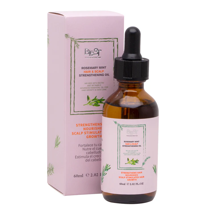 Blest Rosemary Mint Hair & Scalp Strengthening Oil
