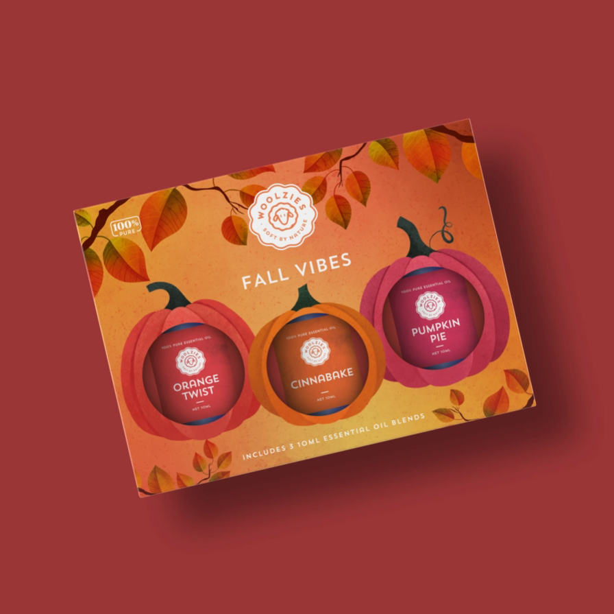 Woolzies Essential Oils Set of 3 - Fall Vibes