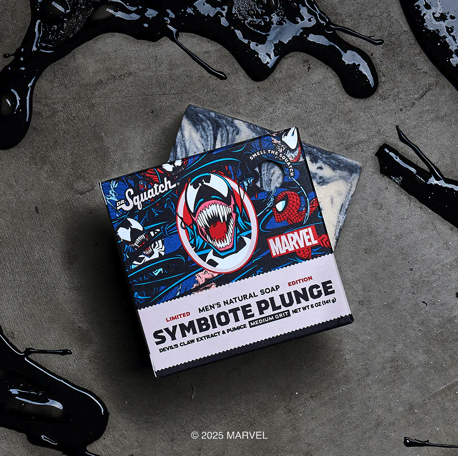 Dr. Squatch Men's Natural Bar Soap 5 oz - Symbiote Plunge Venom Soap