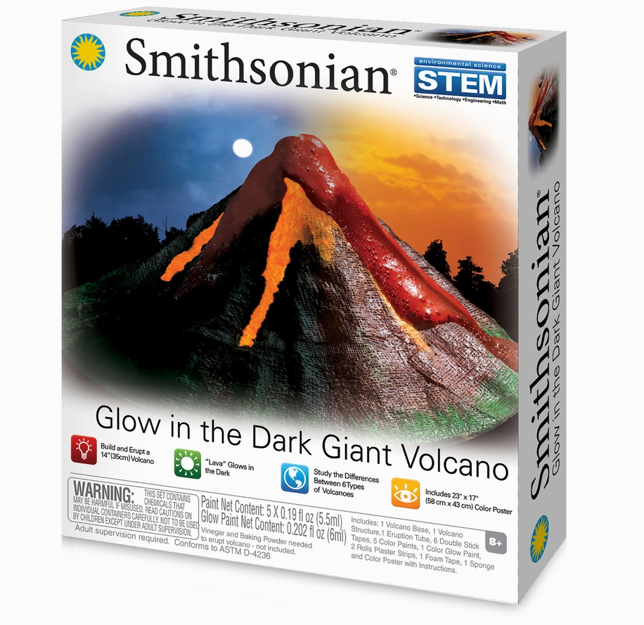 Smithsonian Glow in the Dark Giant Volcano