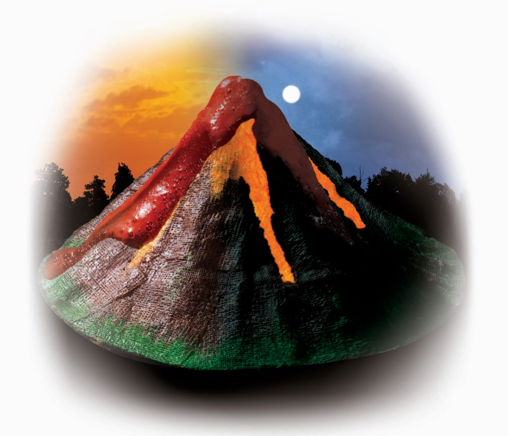 Smithsonian Glow in the Dark Giant Volcano