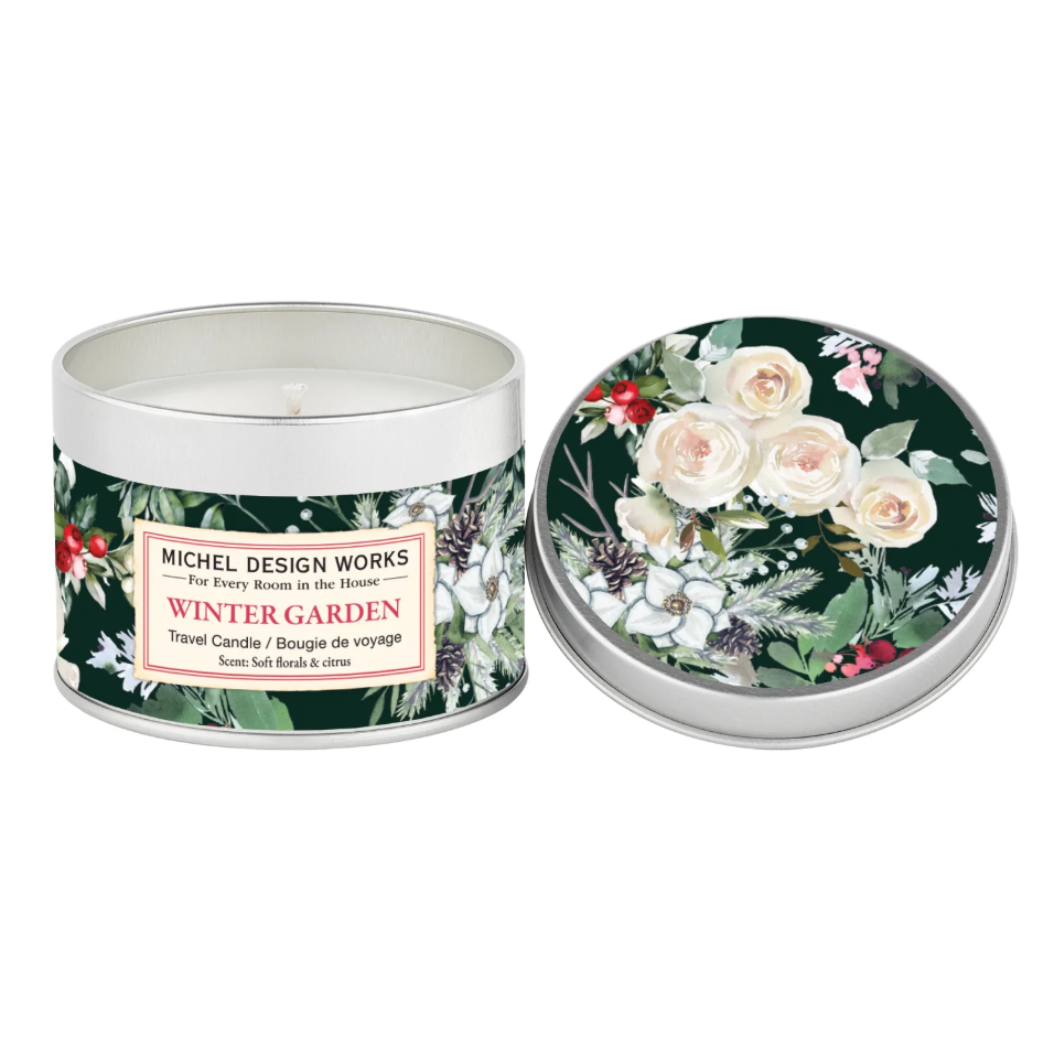 Michel Design Works Travel Candle 5.5oz 155g - Winter Garden