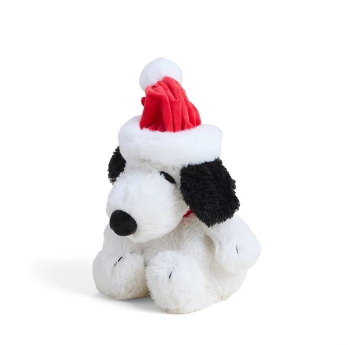 Warmies Holiday Lavender Stuffed Animal -  Santa Hat Snoopy
