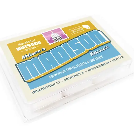 Angela Rose Studios Wanderlust Wisconsin Welcome to Madison Wax Melts 2.2 oz