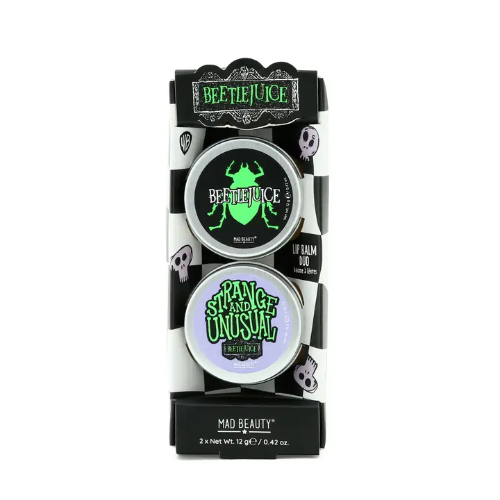 Mad Beauty Beetlejuice Lip Balm Duo