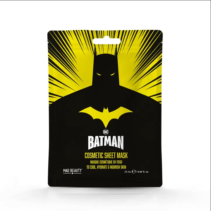 Mad Beauty Cosmetic Sheet Face Mask 0.8oz 25ml - Batman