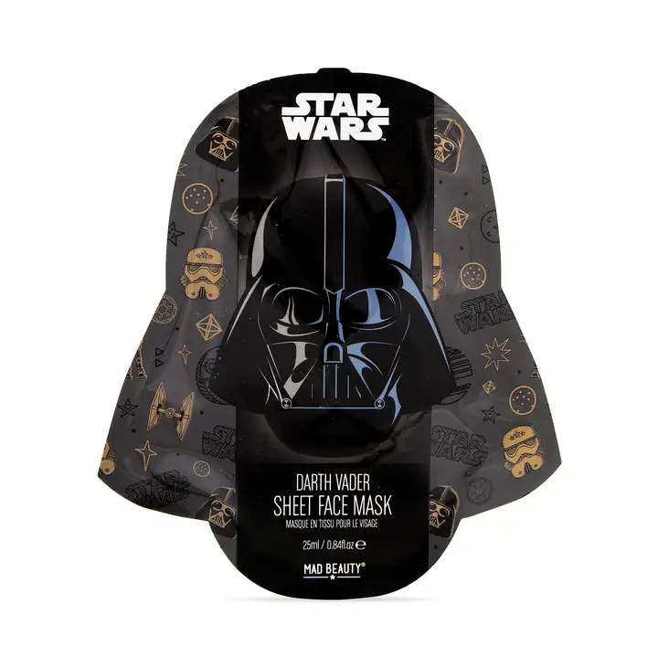 Mad Beauty Cosmetic Sheet Face Mask 0.8oz 25ml - Darth Vader