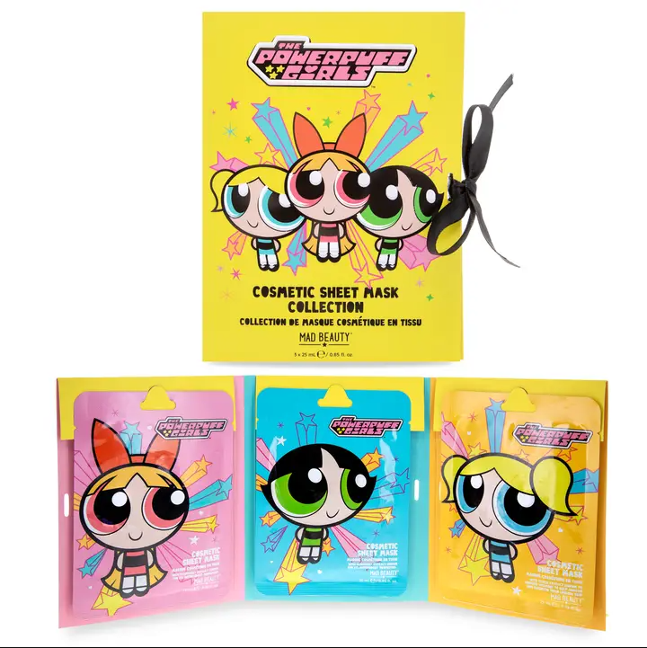 Mad Beauty Powerpuff Girls Sheet Mask Set of 3