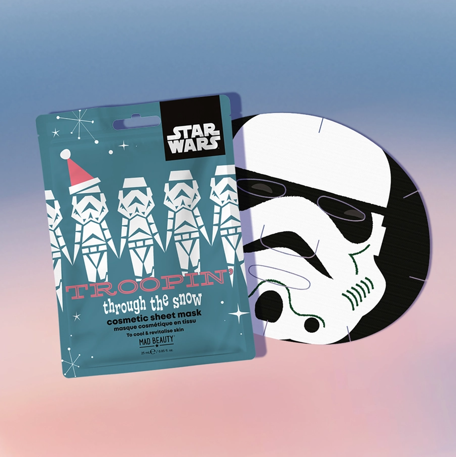 Mad Beauty Cosmetic Sheet Face Mask 0.8oz 25ml - Troopin' Through The Snow