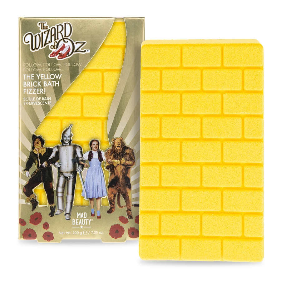 Mad Beauty The Wizard of Oz Yellow Brick Bath Fizzer 200g