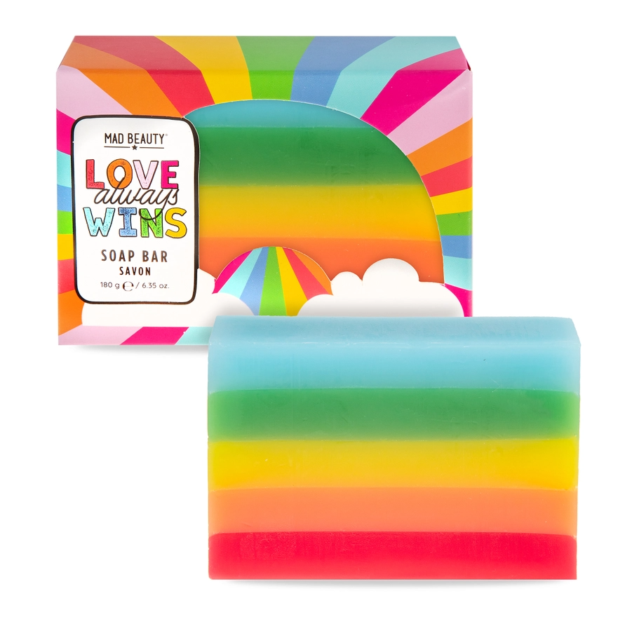 Mad Beauty Love Always Wins Rainbow Soap Bar