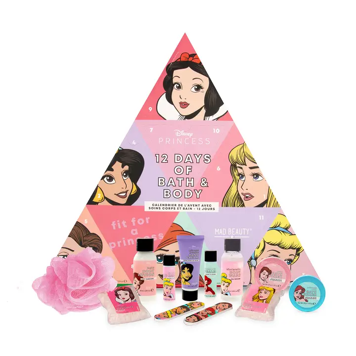 Mad Beauty 12 Days of Bath & Body Princess Advent Calendar