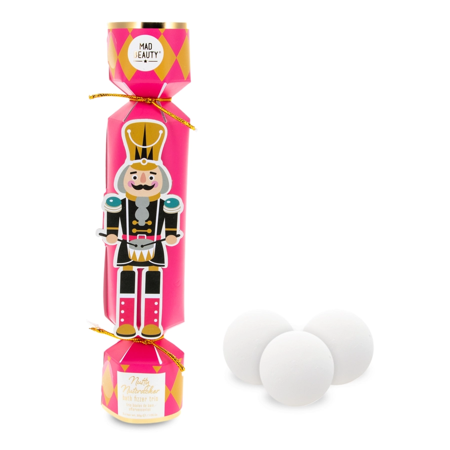 Mad Beauty Nutty Nutcracker Bath Fizzer Trio