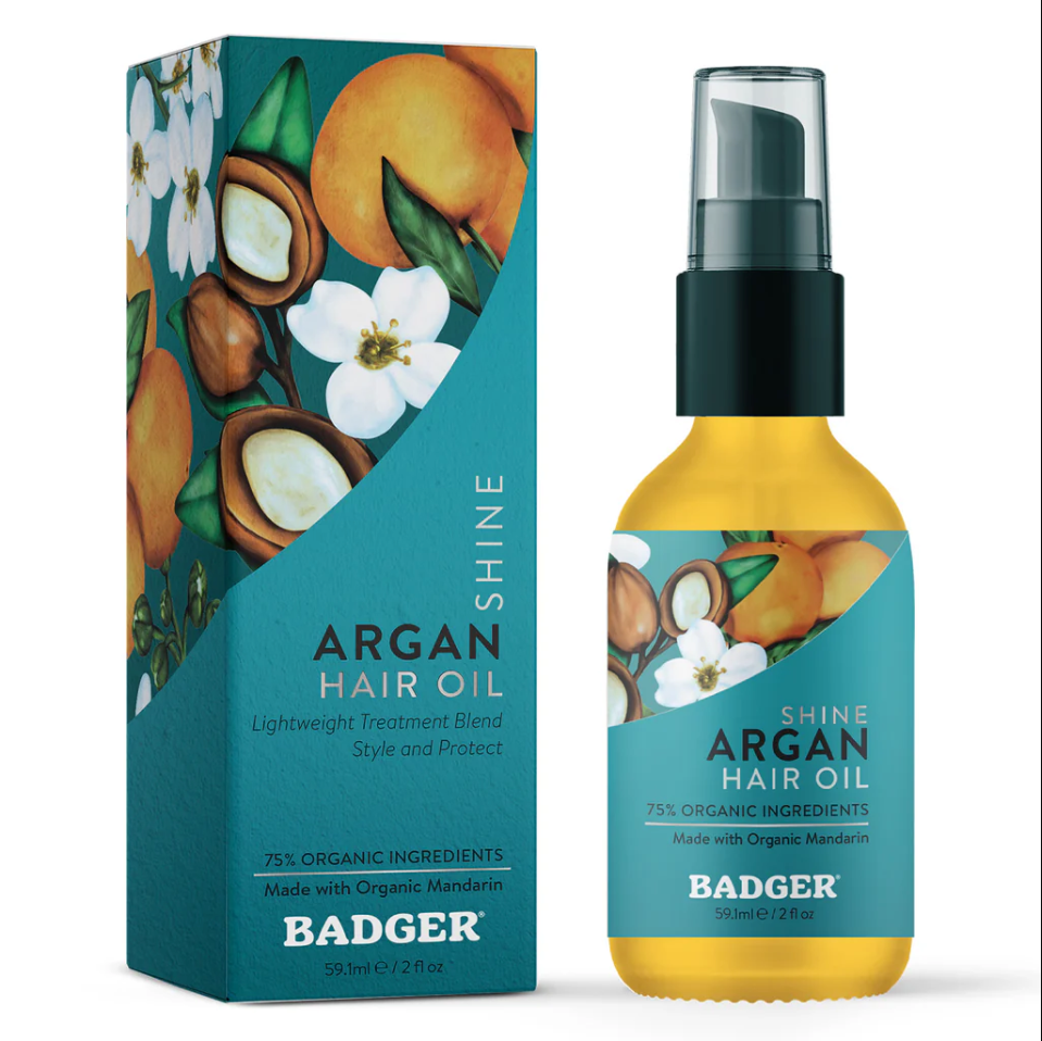 Badger Organic Argan Hair Oil 2fl oz 59ml