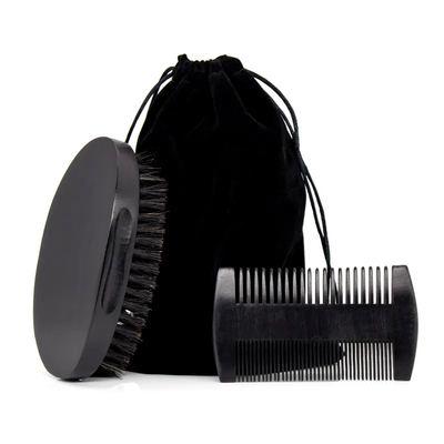 The Soap Opera Premium Beard Brush Combo Set