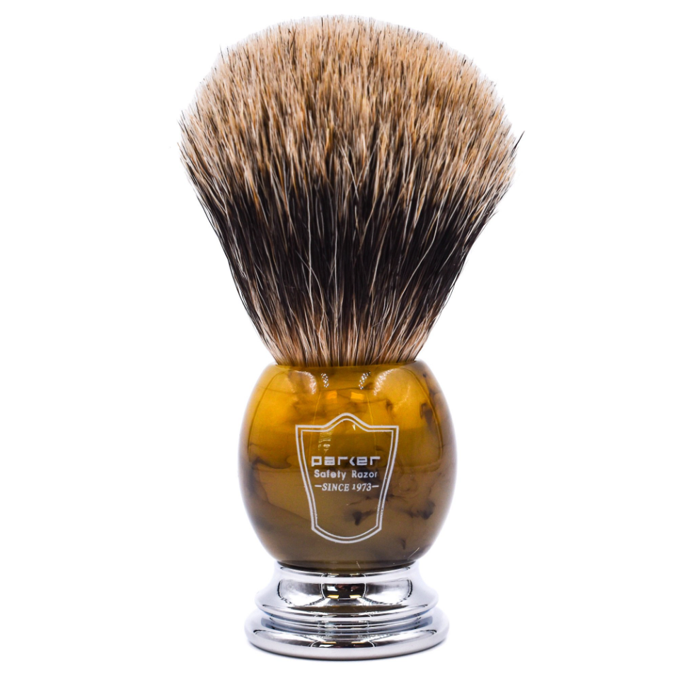 Parker Pure Badger Brush Brown - HHPB