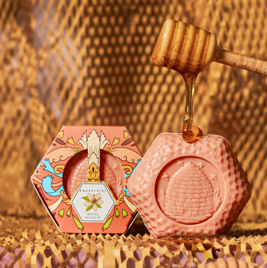 Baudelaire Honey Soap 3.5oz - Orange Blossom
