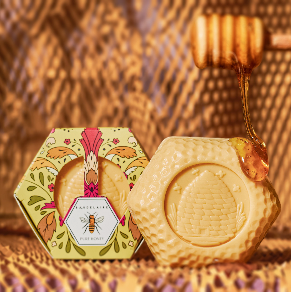 Baudelaire Honey Soap 3.5oz - Pure Honey