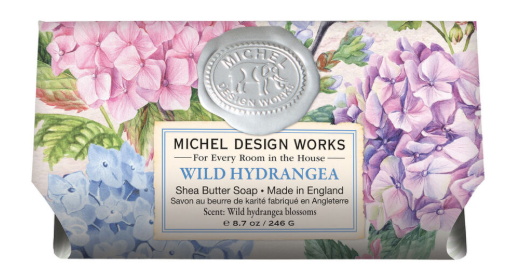 Michel Design Works Large Bath Soap Bar 8.7oz 246g - Wild Hydrangea
