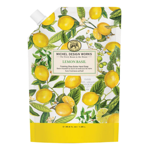 Michel Design Works Foaming Soap Refill 35.6 fl oz - Lemon Basil