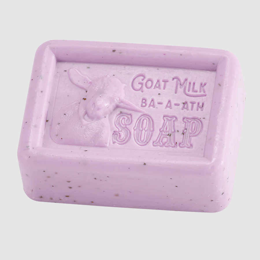 Clean & Caprine Goat Milk Soap - Lavender with Drived Lavender Buds