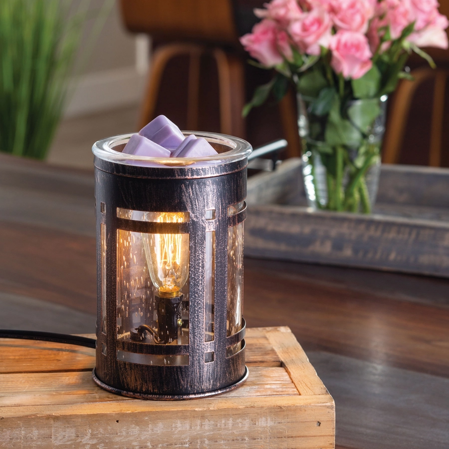 Candle Warmers Vintage Bulb Illumination Fragrance Warmer - Mission