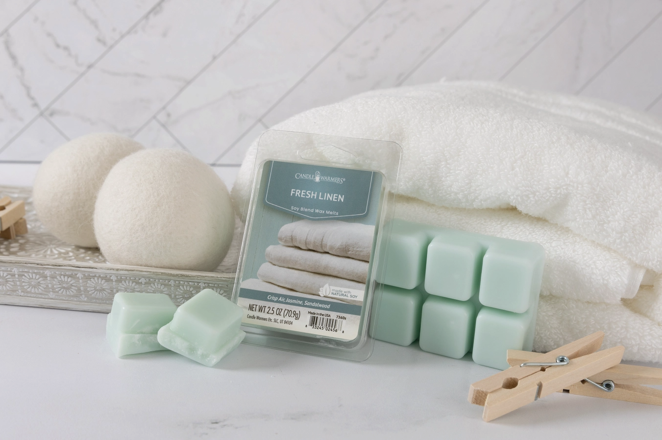 Candle Warmers Etc. Classic Wax Melts 2.5oz -  Fresh Linen