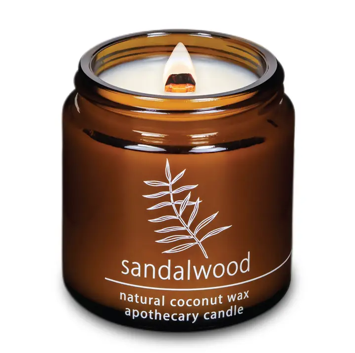 Hemlock Park Natural Coconut Wax Apothecary Candle 4oz - Sandalwood