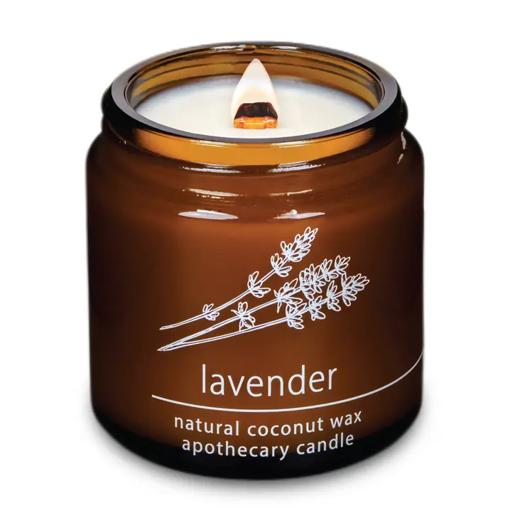 Hemlock Park Natural Coconut Wax Apothecary Candle 4oz - Lavender