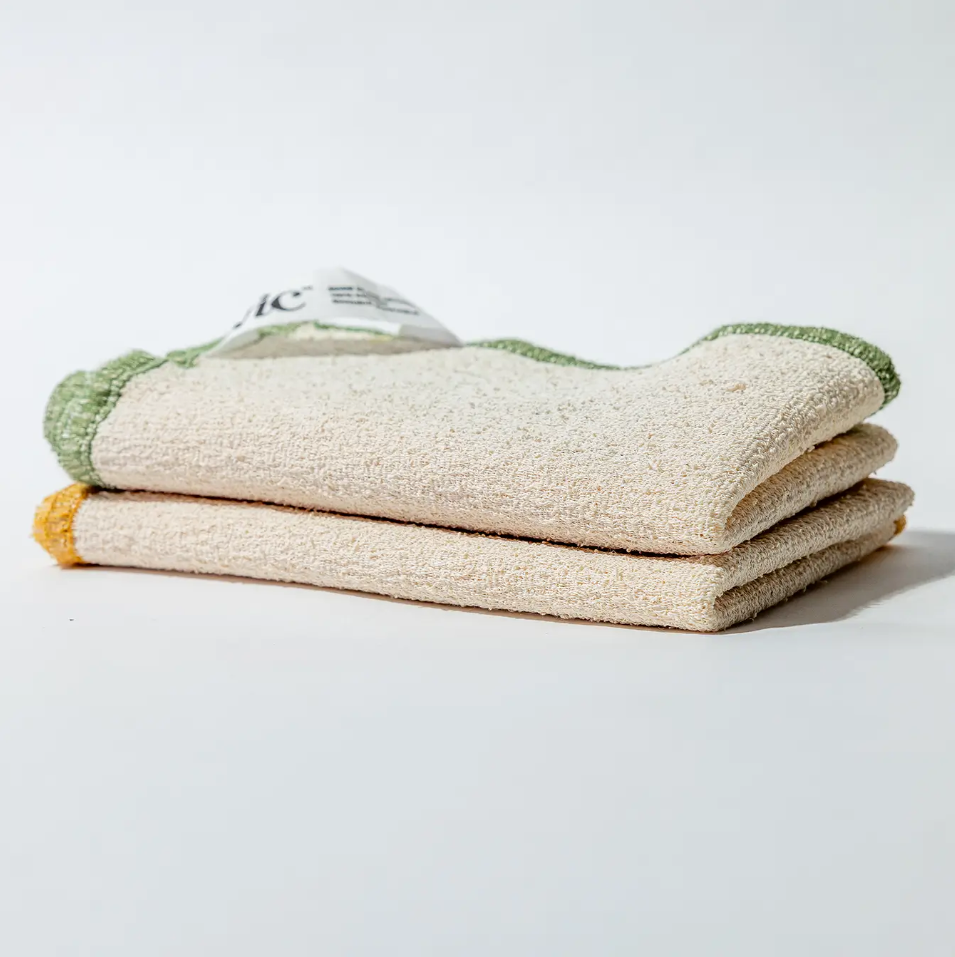 VIC Cloth - Exfoliating Face & Body Cloth, 100% Organic Cotton