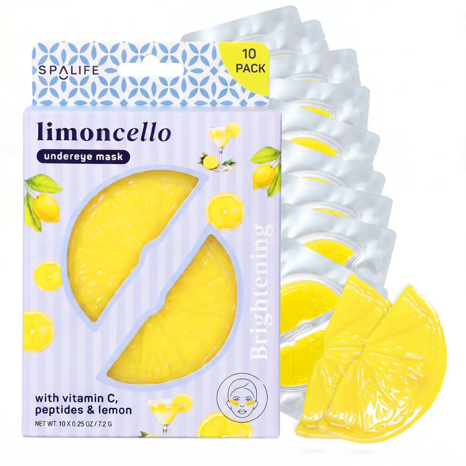My Spa Life Limoncello Undereye Mask with Vitamin C, Peptides & Lemon