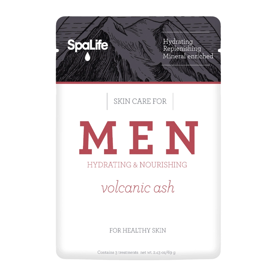 My Spa Life Men's Face Mask - Volcanic Ash