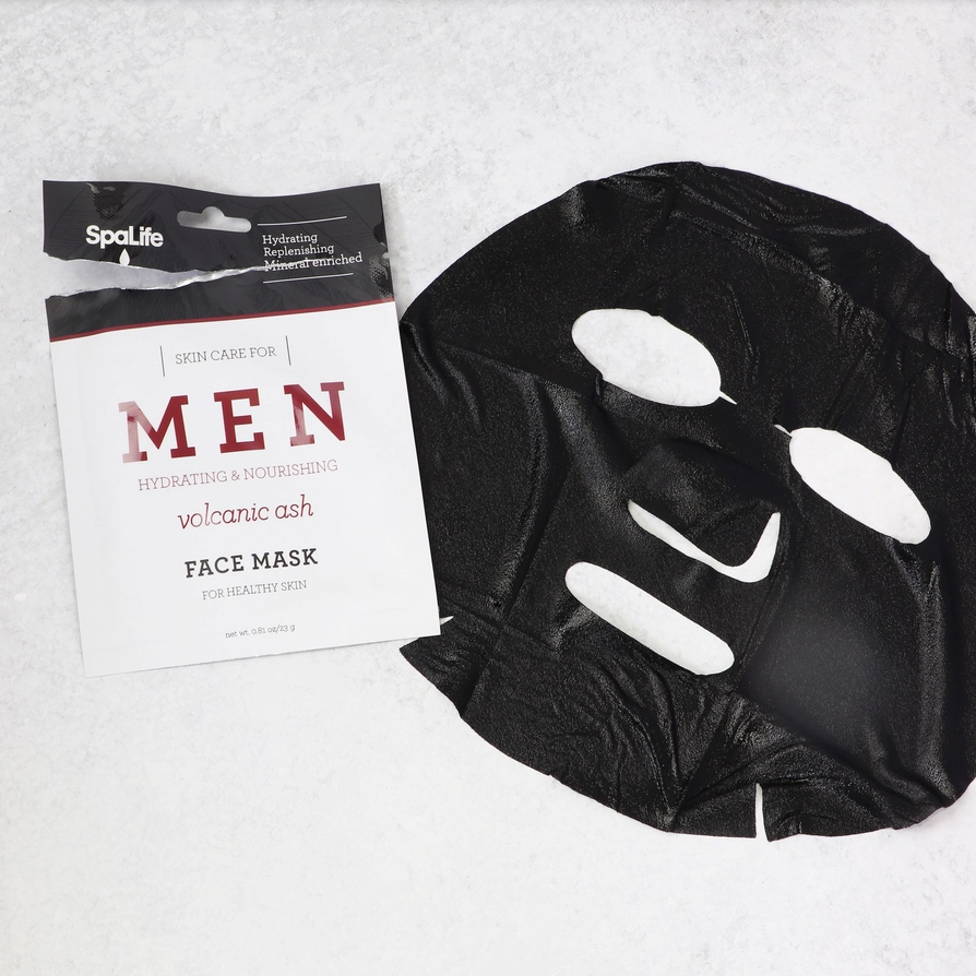 My Spa Life Men's Face Mask - Volcanic Ash