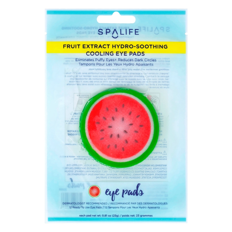 My Spa Life Watermelon Cooling Eye Pads - 12 Pads
