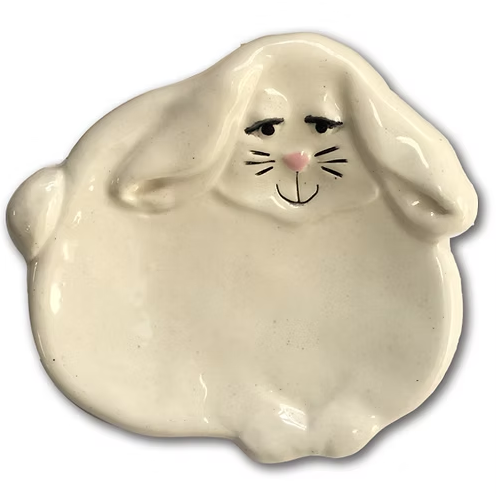 August Ceramics Bunny Soap Dish
