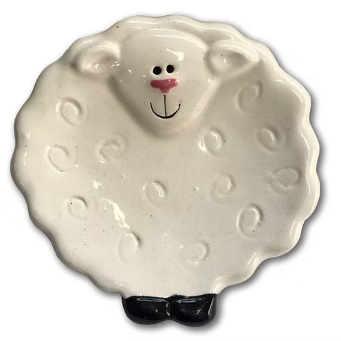August Ceramics Sheep Soap Dish