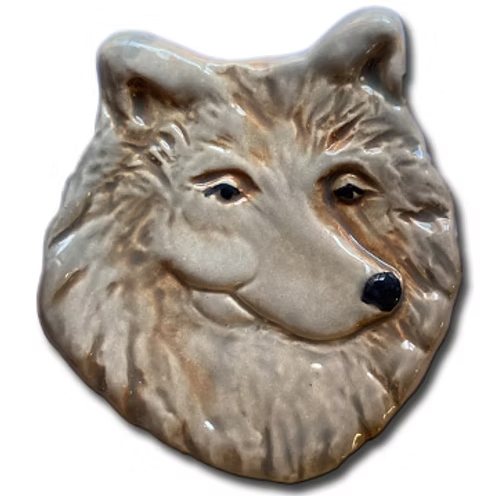 August Ceramics Wolf Soap Dish