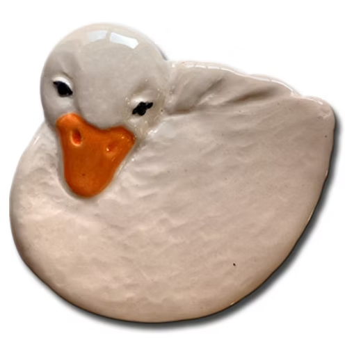 August Ceramics Duck Soap Dish