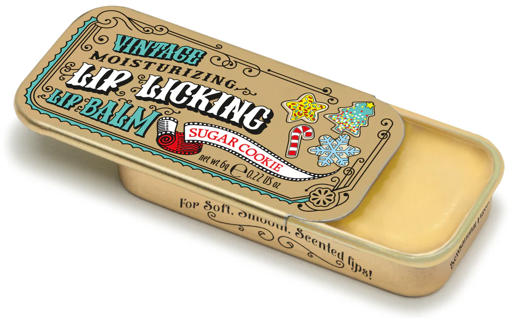 Vintage Lip Licking Lip Balm Tin 6g - Sugar Cookie